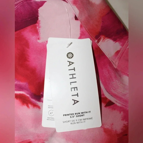 NWT Athleta Printer Run with It 3.5” Shorts Size XL - Picture 11 of 13